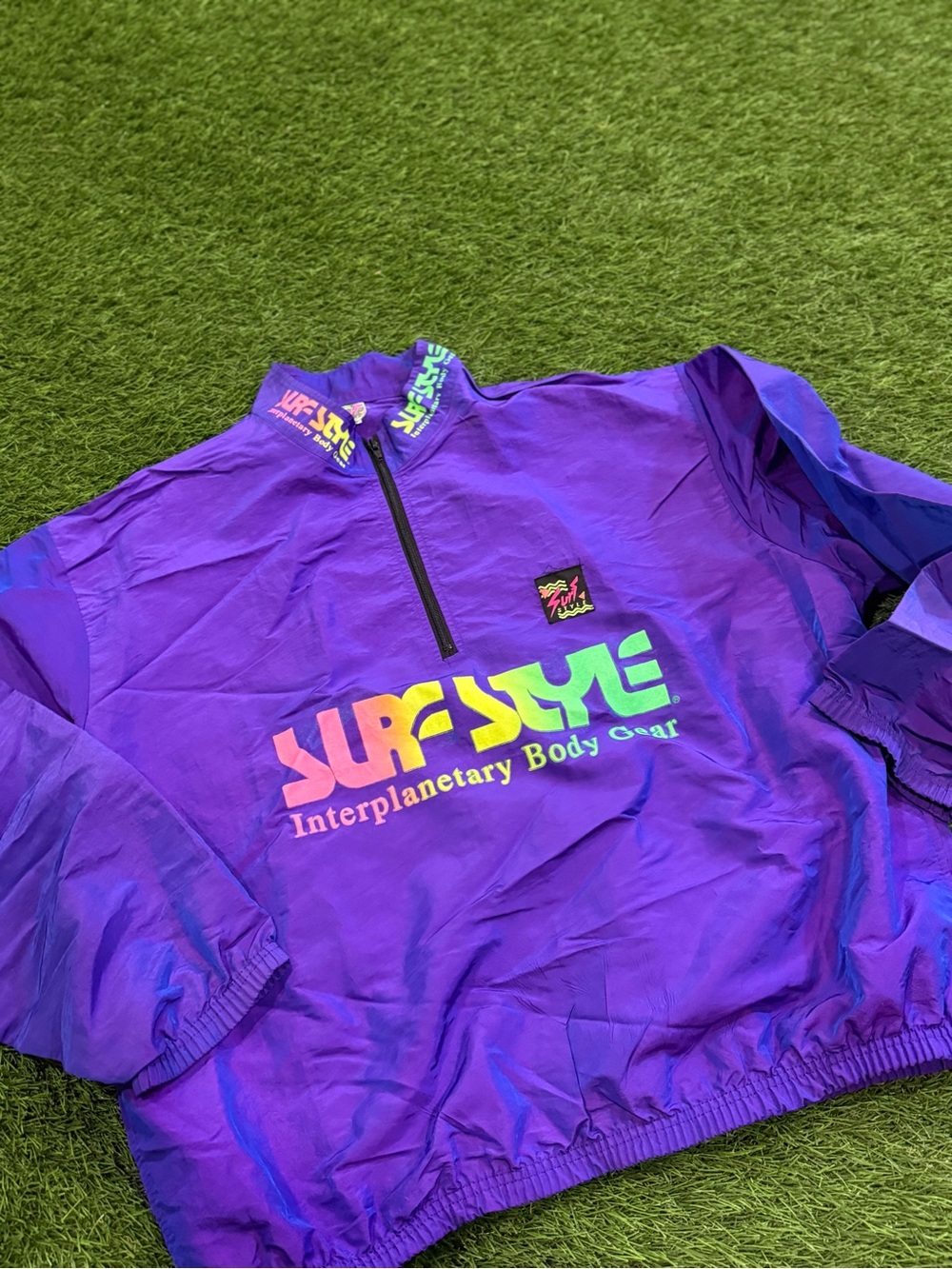 Surf Style Vintage Style Windbreaker Jacket